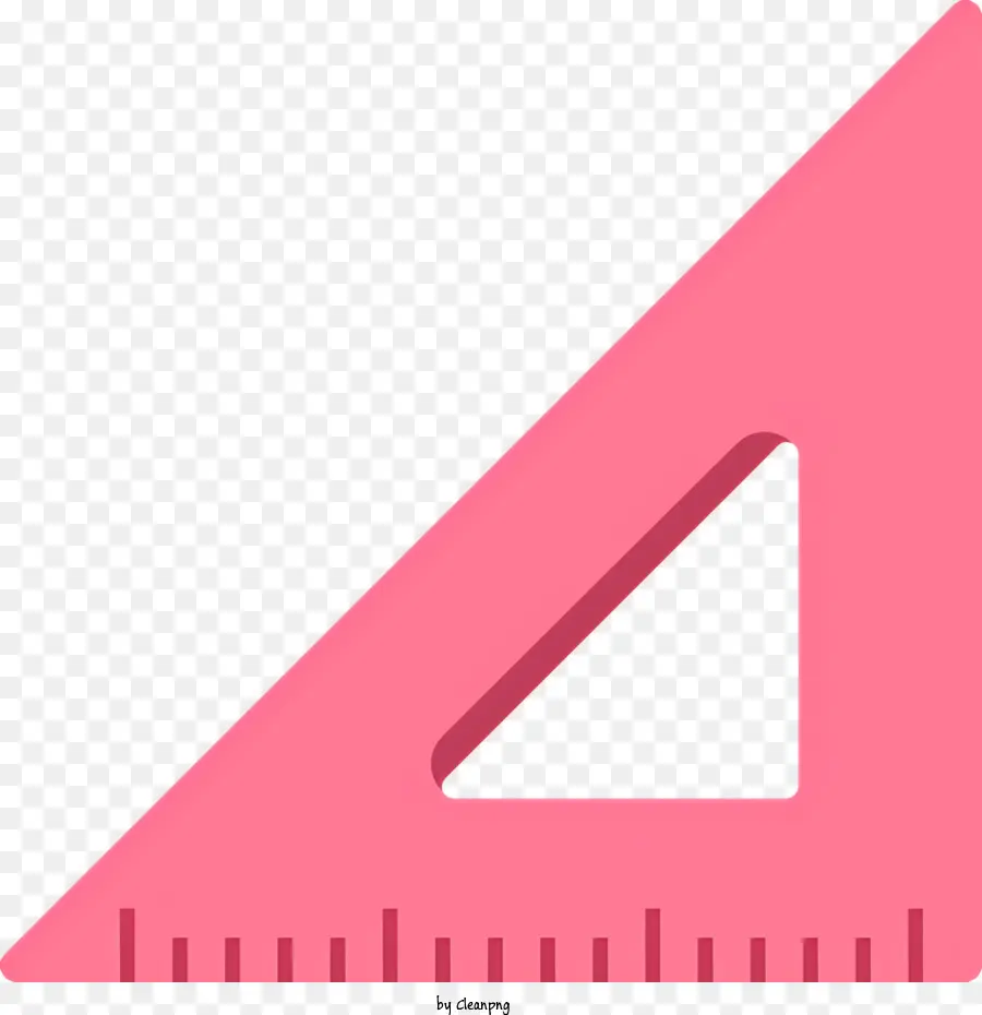 Icon Pink Dreieck Geometrische Form Dreiseitiges Dreieck hellrosa - Rosa Dreieck, flache Silhouette; 
Einfache Illustration