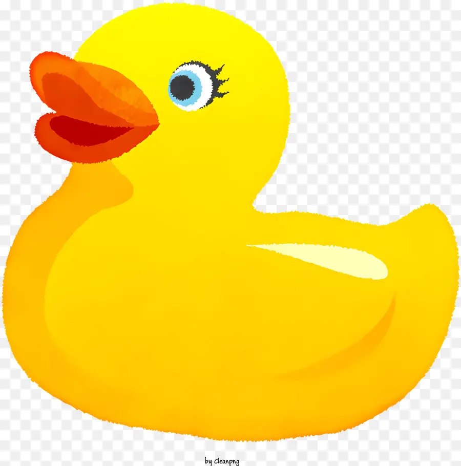icon rubber duck yellow water beak