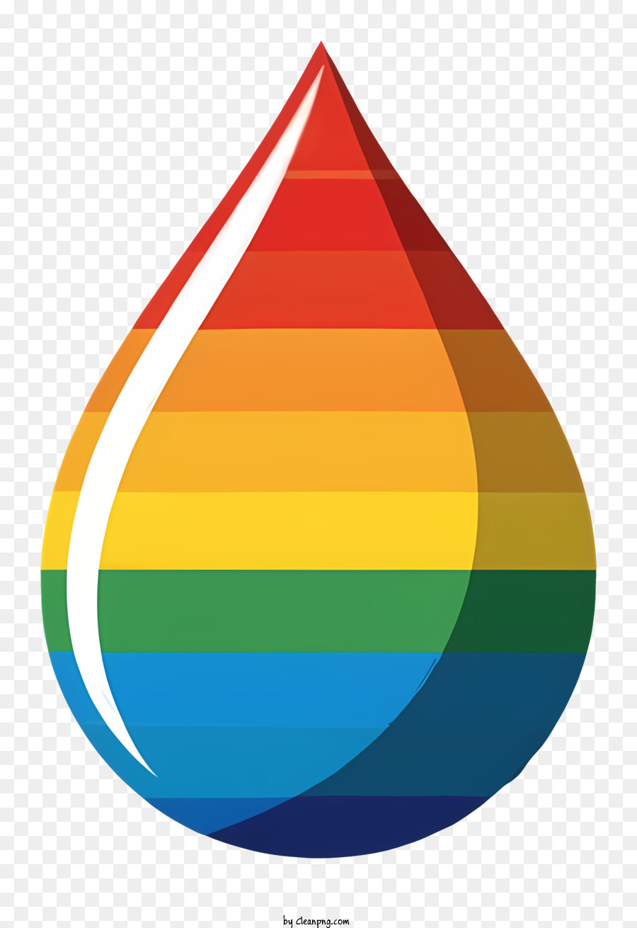 goccia d'acqua - Acqua arcobaleno luminosa e vibrante caduta su sfondo nero