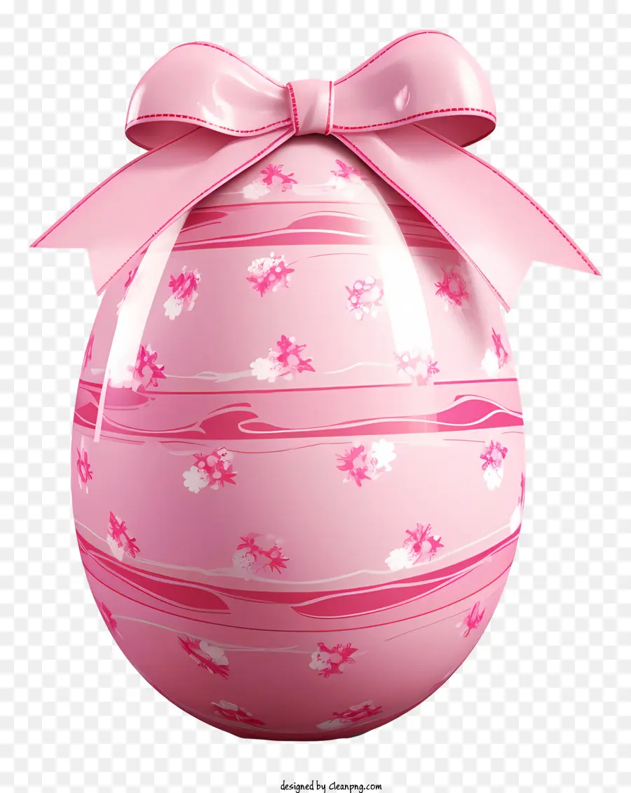 băng cung - Trứng màu hồng với thiết kế cung và hoa