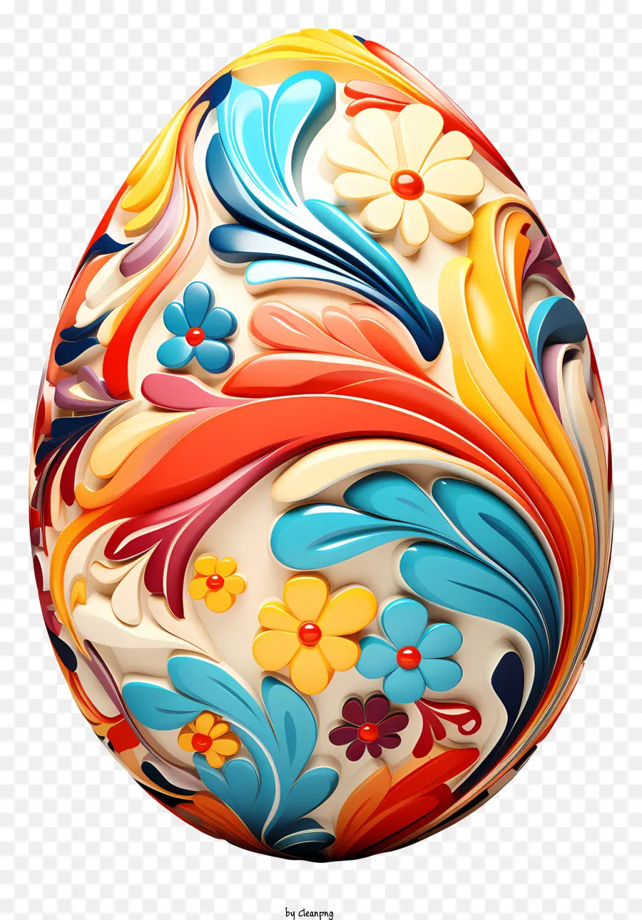 trứng phục sinh - Trứng trang trí công phu, đầy màu sắc với thiết kế chạm khắc phức tạp