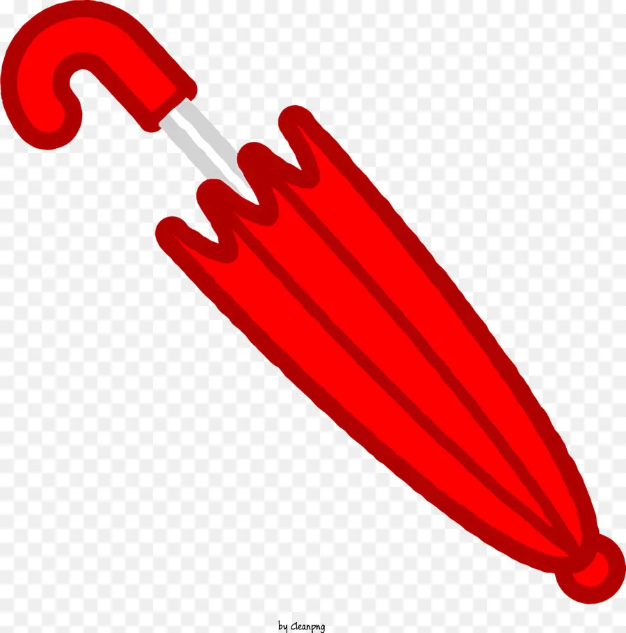 Roter hintergrund - Blutiges Messer durchbohrt den roten offenen Regenschirm