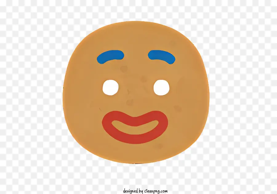 Emoticon - Sepia -Ton -Emoticon -Gesicht mit geschlossenen Augen