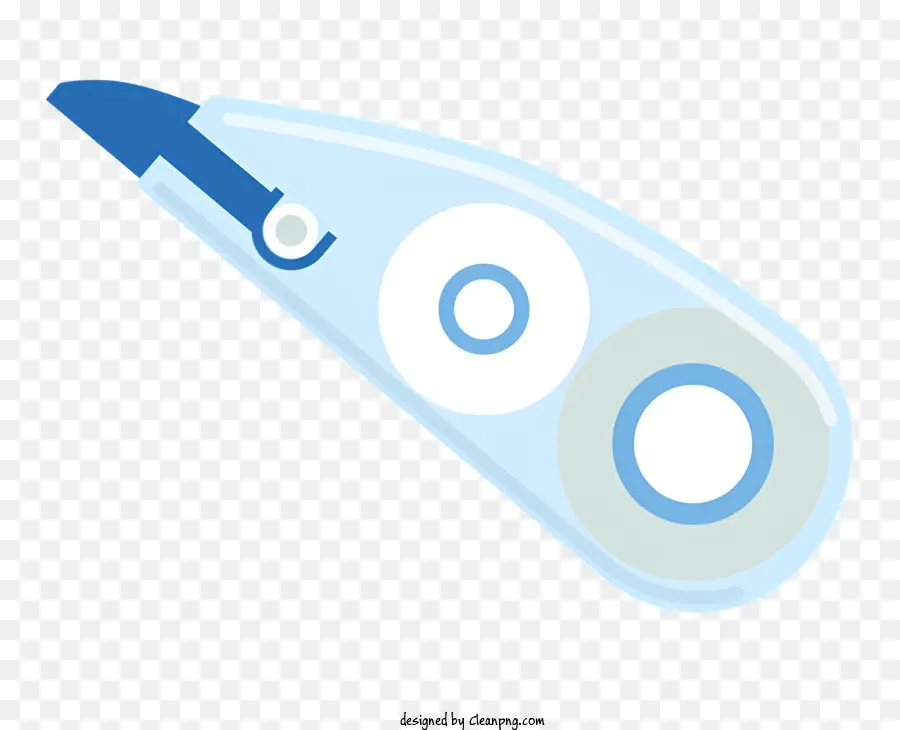 Schulzahnbürsten Zahnhygiene Mundpflege Zahnbürsten Design - Bild: Zahnbürste mit weißem Griff, blaue J-förmige Borsten