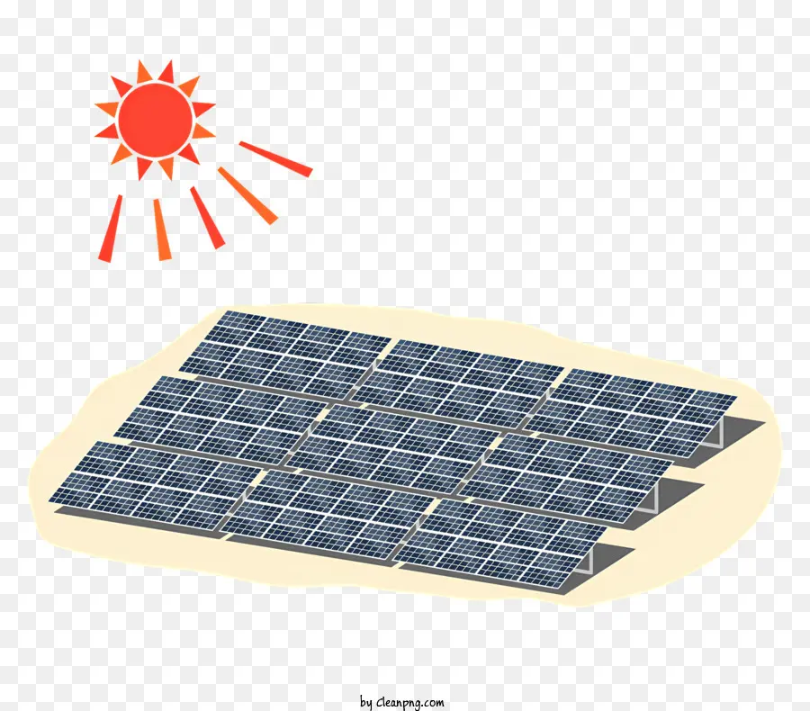 Icon Solar Panel Schutzschicht weiße Farbe Sonne - Solarpanel mit schützender weißer Farbe und symbolischer Bedeutung