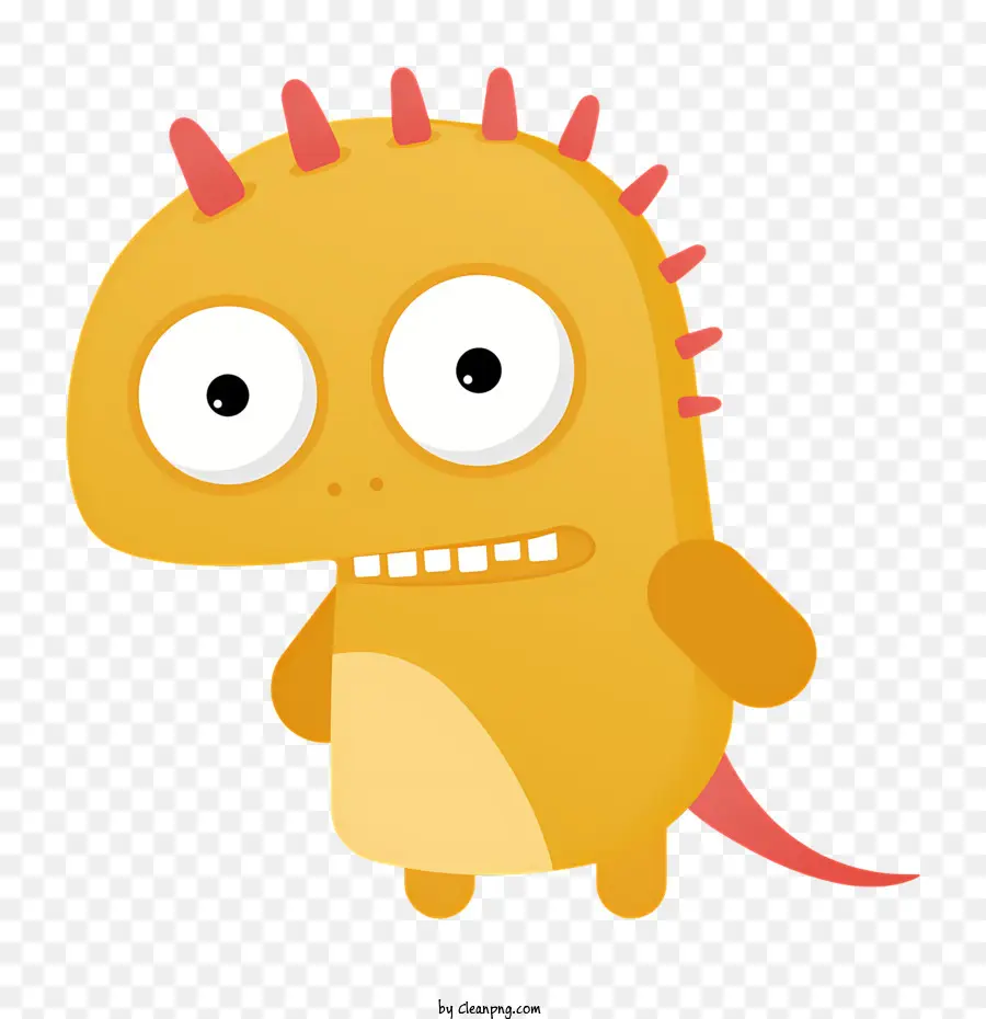 Icon Cartoon Charakter Pelzige Kreatur Große spitze Ohren ausdrucksstarke Augen - Cartoon -Kreatur mit großen Augen und Lächeln, Sonnenbrille