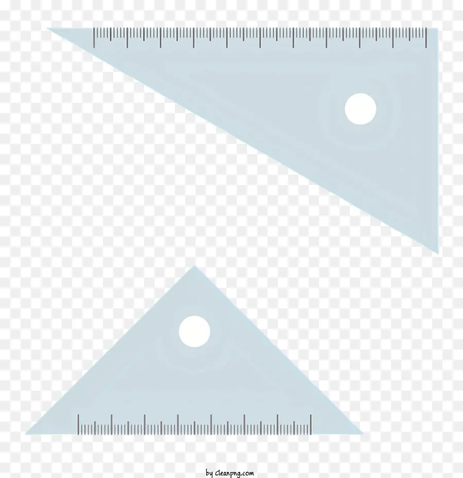 geometrische Formen - Blauer Herrscher mit versteckten Dreiecken und Punkt