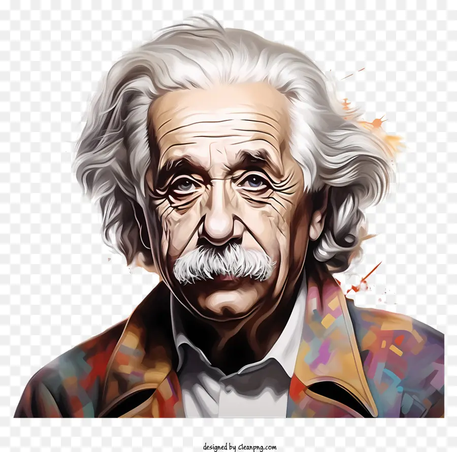Albert Einstein - Ikonisches Bild von Albert Einstein, einflussreicher Physiker