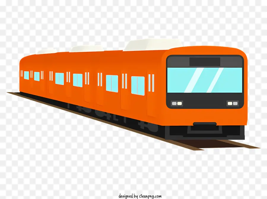 Biểu tượng Orange Train Train Trains Fast Pace Graffiti Train - Tàu cam phủ graffiti nhanh chóng trên đường ray