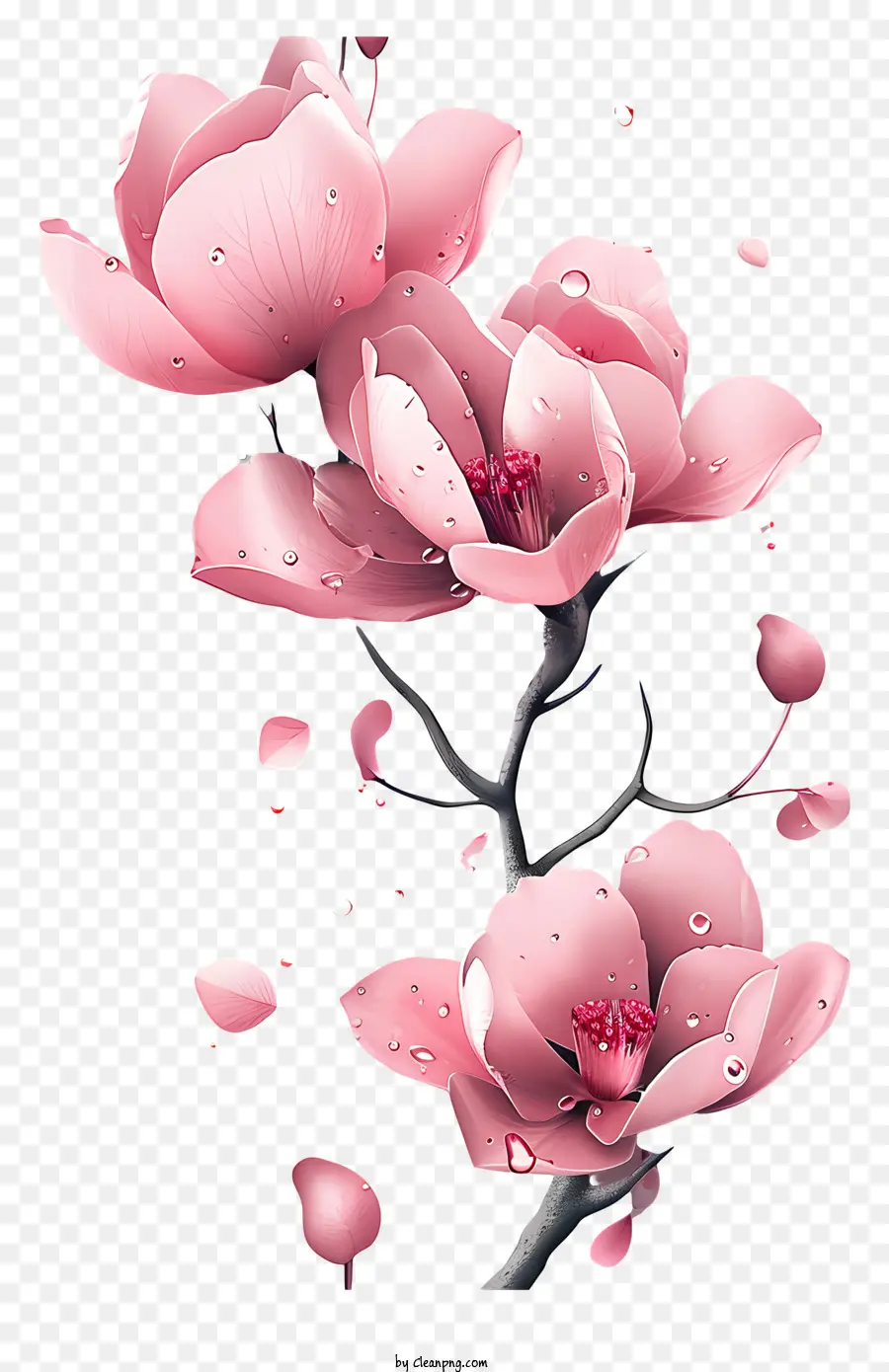 rosa Blume - wunderschön