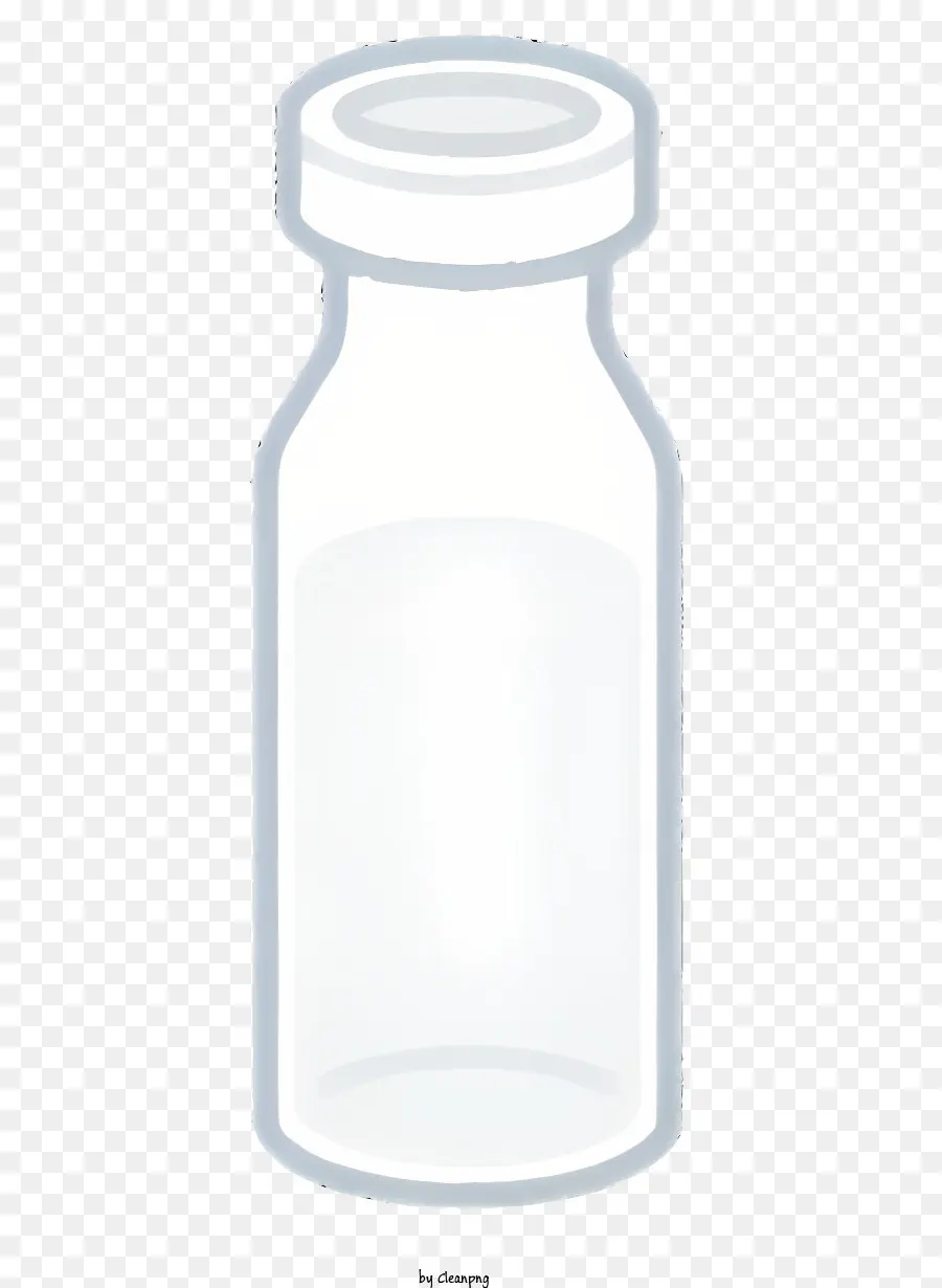 health glass bottle large stopper transparent glass clear bottle