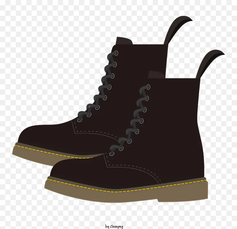 fashion combat boots dark brown boots leather boots rubber soles