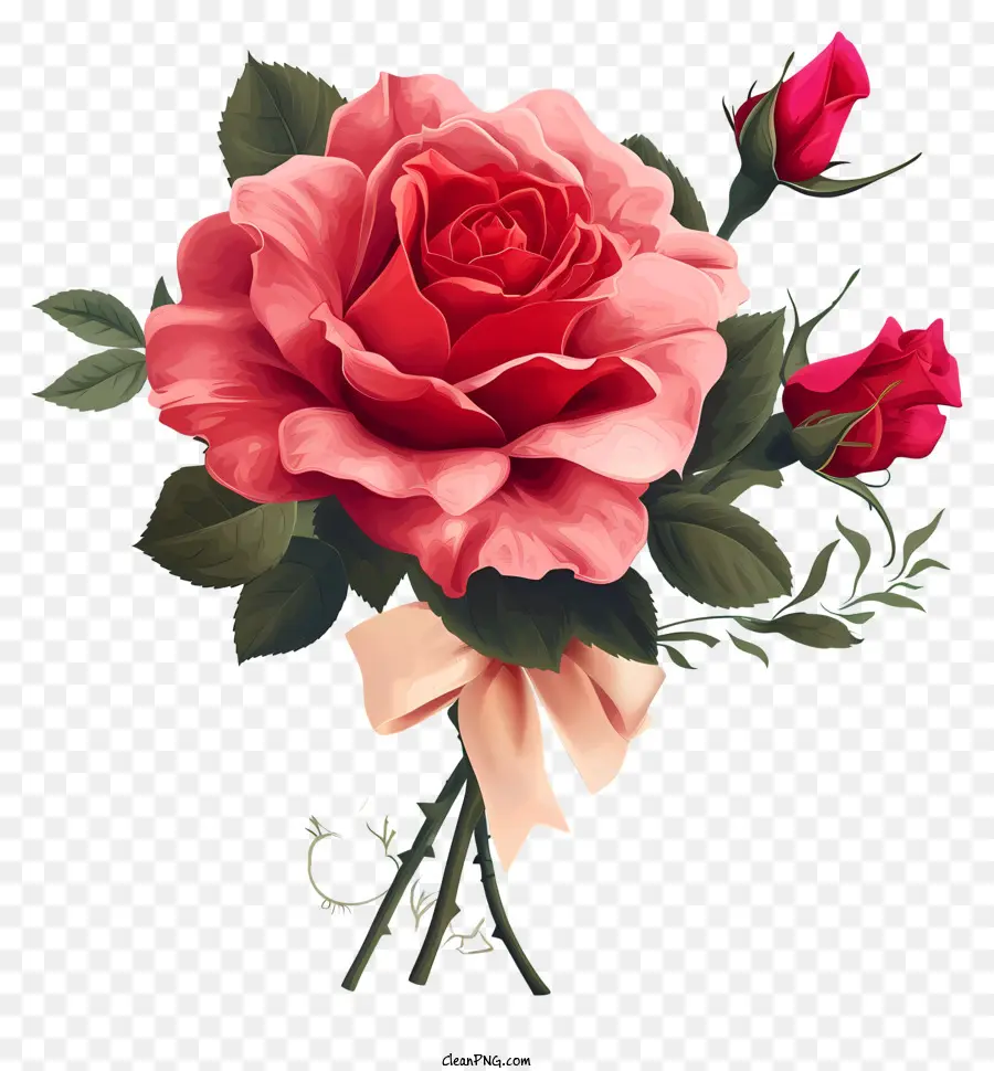 rosa Rosen - Rosa Rosen in einer Vase, elegant und schön