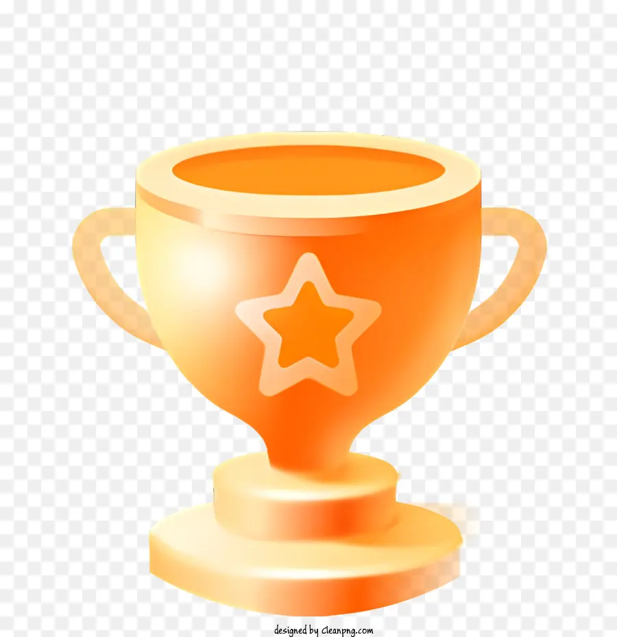 Augapfel Trophäe Cup Golden Trophy Star Trophy Schwarzer Hintergrund - Golden Trophy Cup mit Stern auf schwarzem Hintergrund