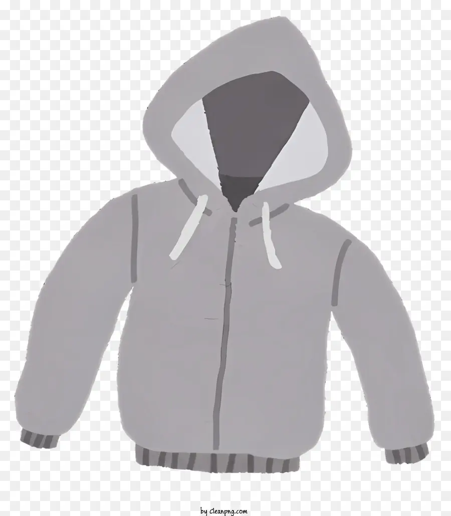 life hoodie grey sleeveless zipper
