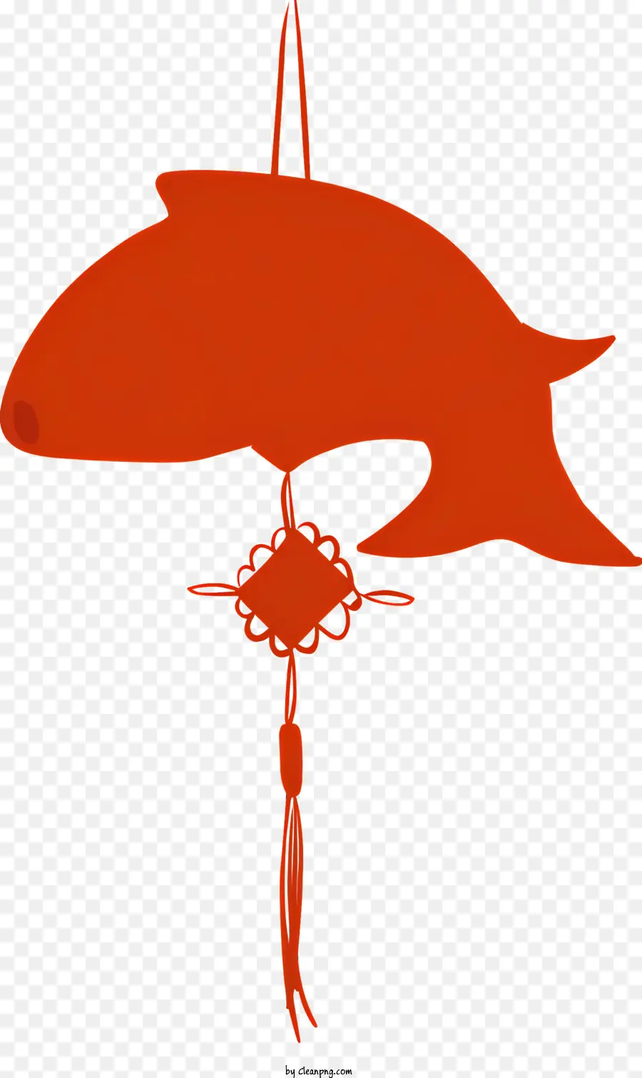 icona pesce rosso golden net palla rossa simbolo cinese - Attraente pesce rosso con rete dorata che simboleggia la prosperità