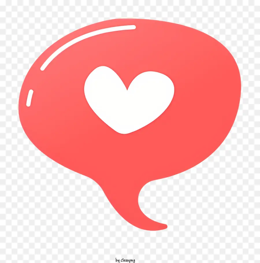 Tình Yêu Biểu Tượng - Biểu tượng: quả bóng trái tim đỏ với trái tim nhỏ hơn