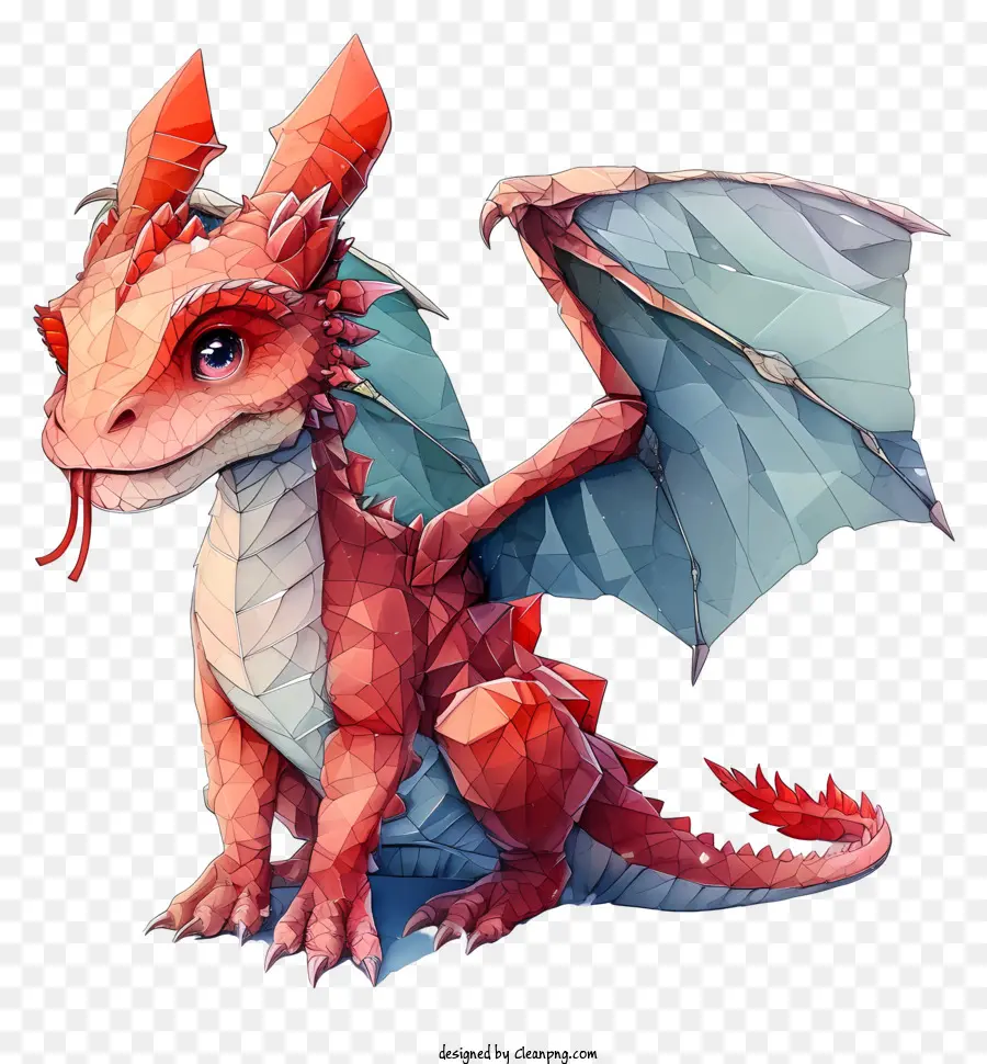 drago - Rappresentazione dettagliata e realistica di un drago feroce