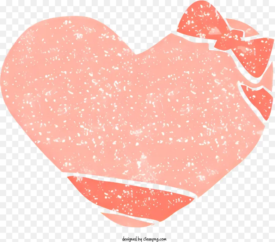 Ngày Valentine - Trái tim màu hồng với cây cung, tượng trưng cho ngày lễ tình nhân