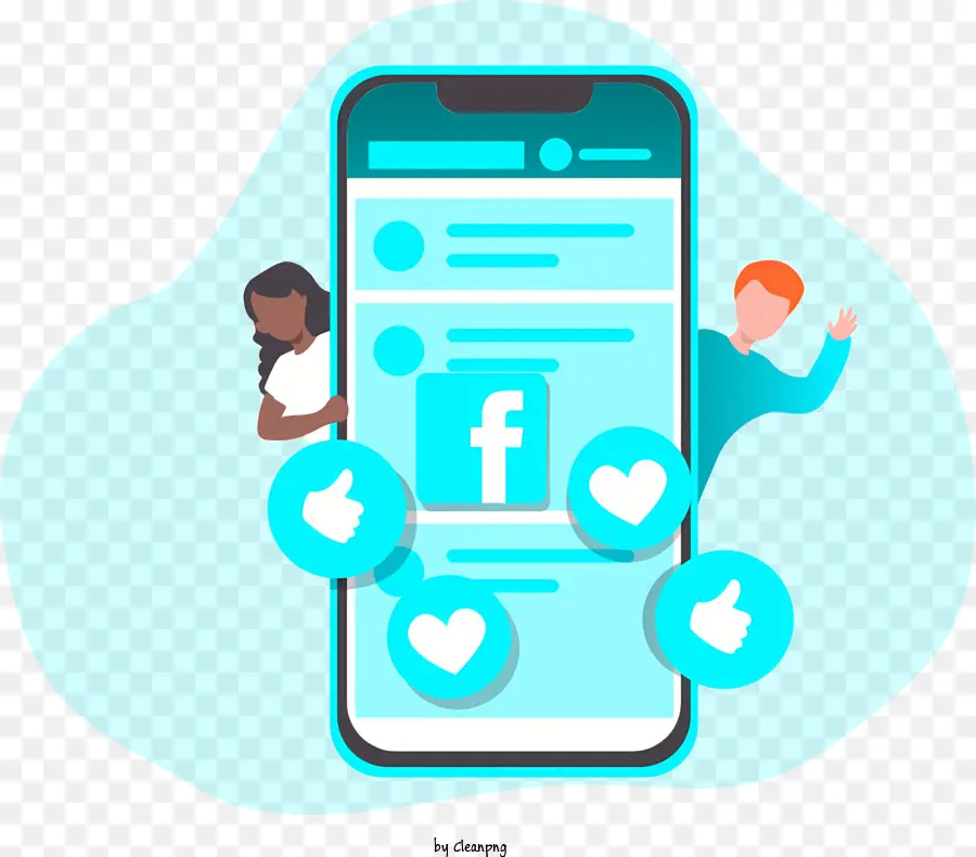 social media - L'immagine rappresenta i social media che collegano le persone personalmente/professionalmente