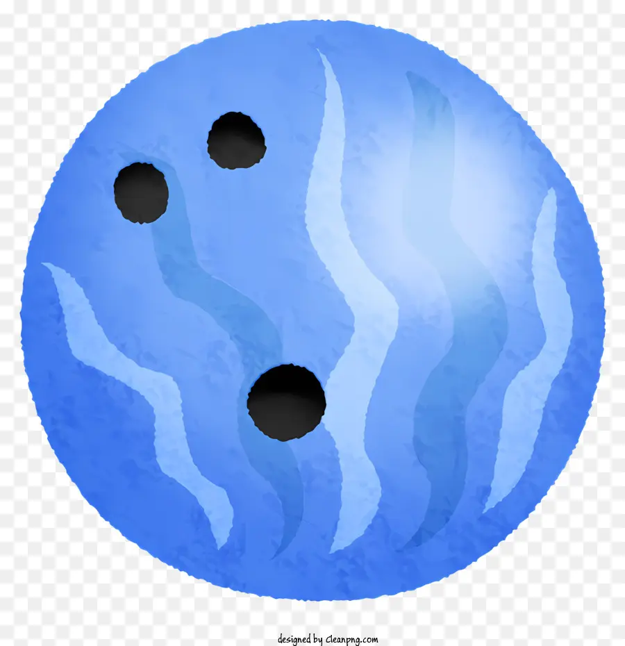bowling blue bowling ball black spots solid material smooth texture