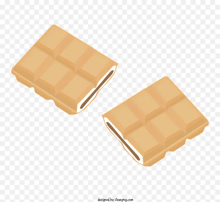Lebensmittelschokolade Wafer cremige Textur braune Wafer Krümel - Reihe brauner Schokoladenwafer mit Krümel