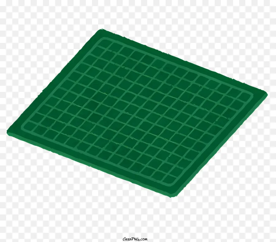 icon Green Square Mat Black Black No Testo nessun oggetto - Tappetino quadrato verde su sfondo nero, nessun testo