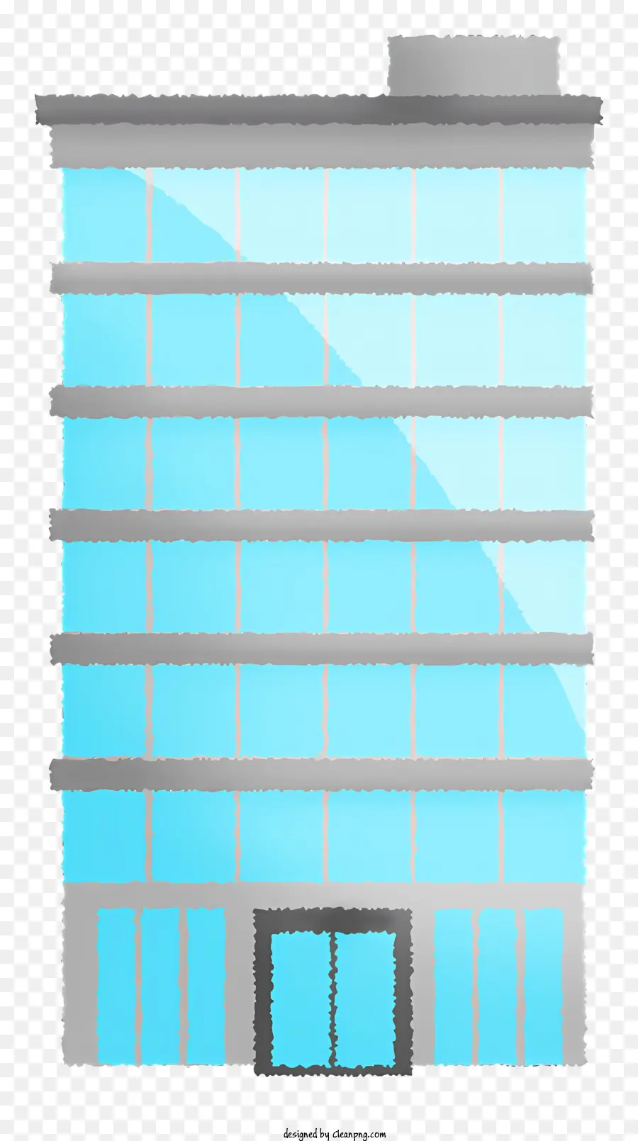 Facciata in vetro di costruzione edificio telaio bianco edificio in vetro bianco Balcone bianco con ringhiera - Edificio in vetro con cornice bianca e balcone