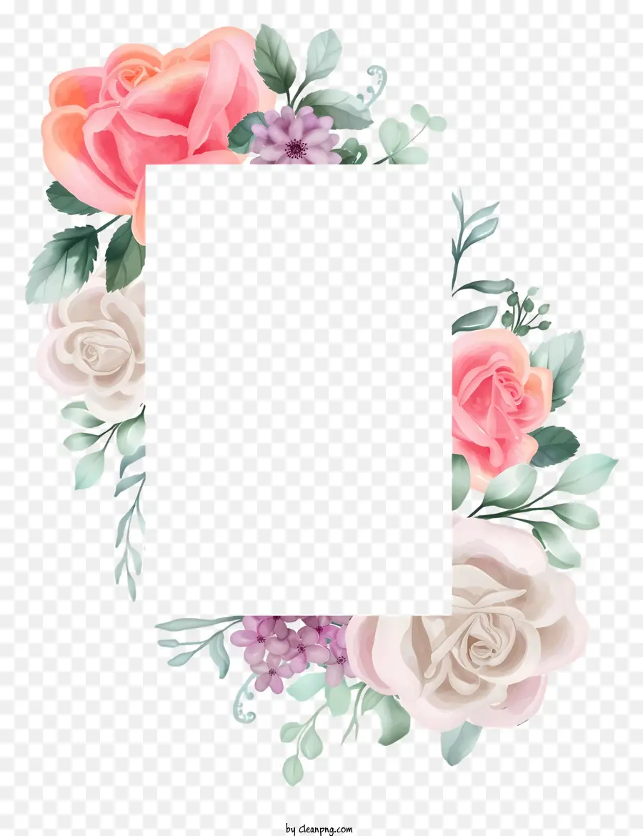 Đám cưới giấy mời - Sắp xếp hoa trên khung với hoa văn cây nho
