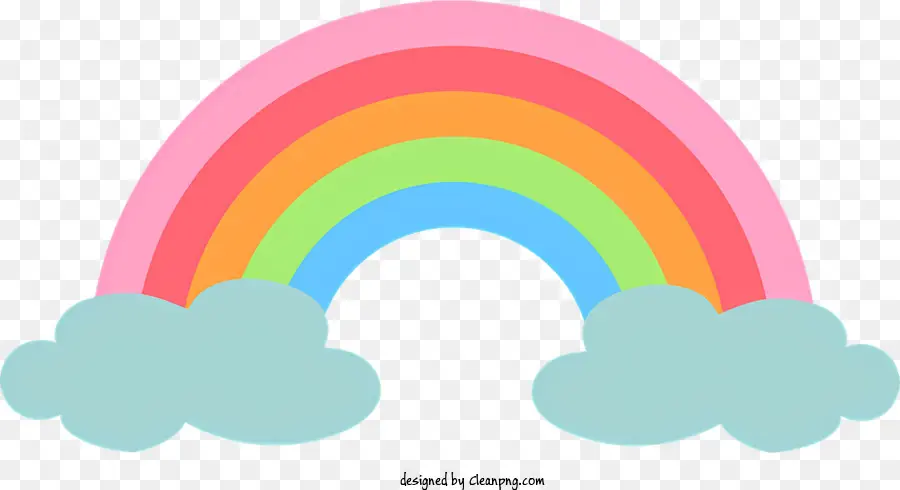 Regenbogen - Symbol der Hoffnung, Freude, in der Literatur gesehen