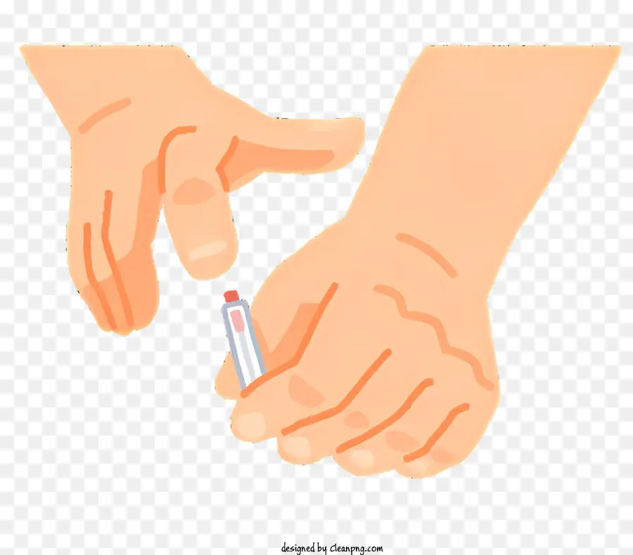 clipart keywords 1) hand 2) syringe 3) needle