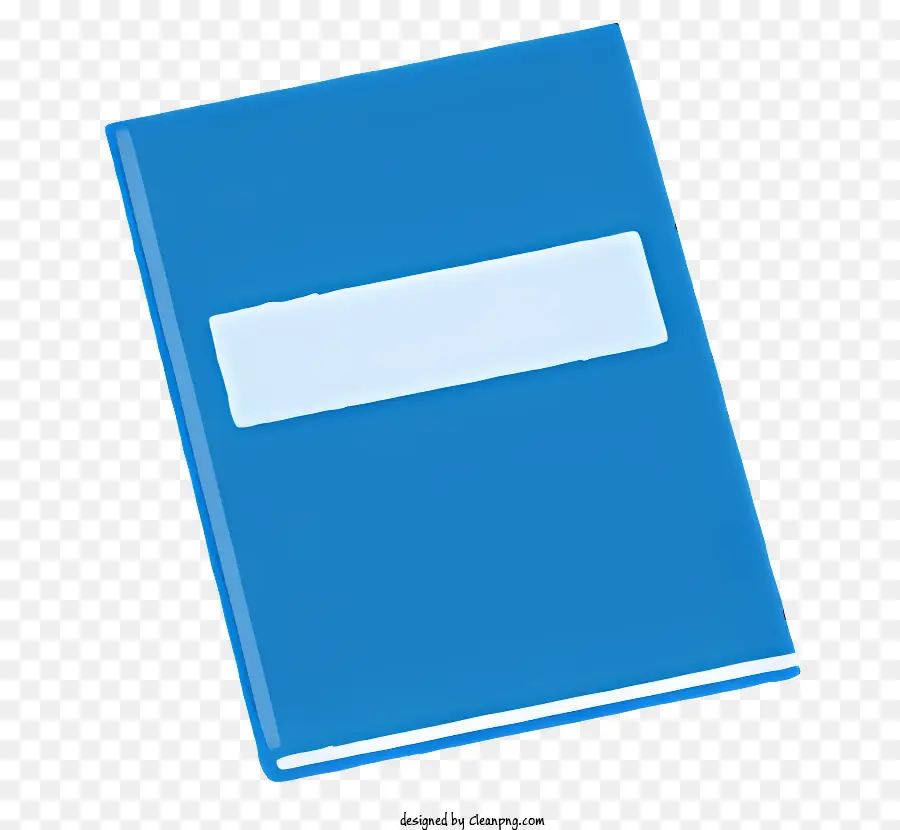 Book Blue Notebook White Paper Takebook Design Stationery - Notebook blu con carta bianca su sfondo nero