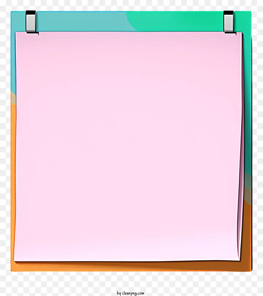 bunten hintergrund - Blankpapier auf farbenfrohe Zwischenablage mit Gradientenhintergrund
