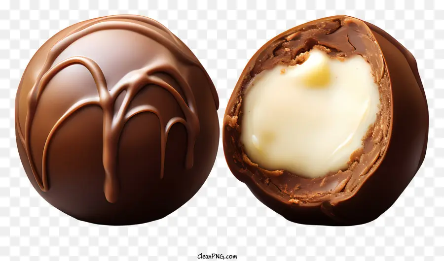 uovo di cioccolato - Uovo di cioccolato con guscio di cioccolato bianco, ripieno cremoso e centro vuoto