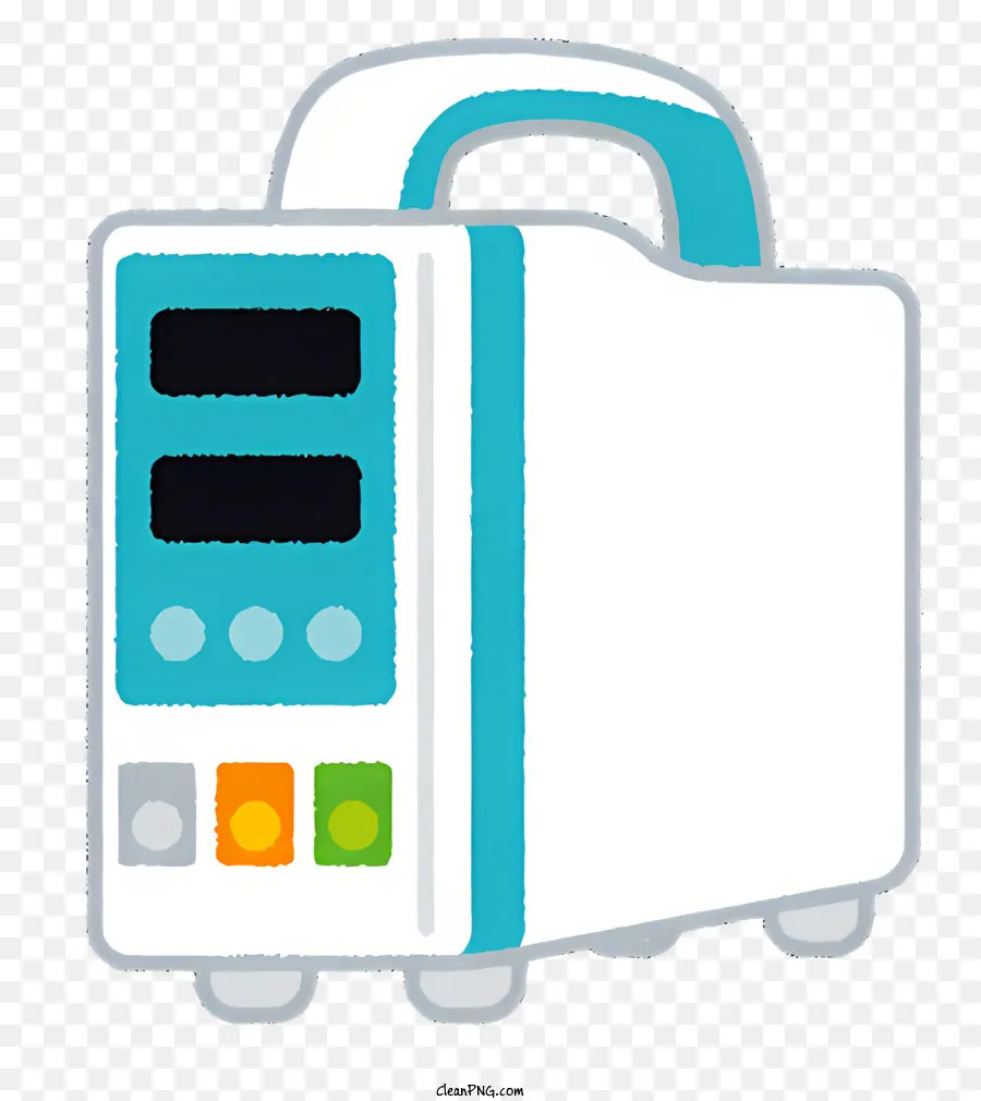 Icon Silber Griff Sterilisator Steriler Aufklebermaschinen Maschin - Eine blaue und weiße Maschine sterilisiert medizinische Geräte
