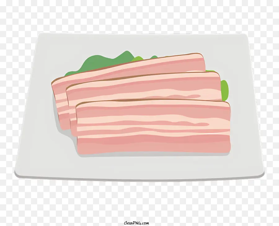 food bacon plate lettuce cooked bacon