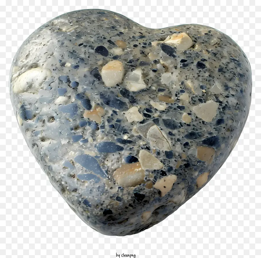 Stone Heart a forma di cuore rocce artigianali artigianali rock art - Rocce a forma di cuore su sfondo nero, vari colori