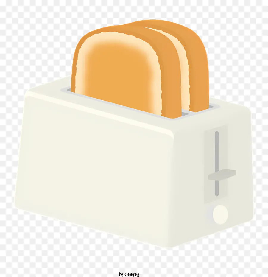 Food Toaster Brotscheiben weißer Toaster Flecken auf Toaster - Weißer Toaster mit Brot, Flecken und Krümel