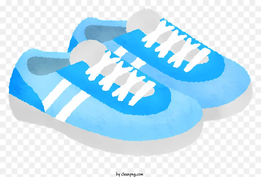 sneaker blu sneakers lacci bianchi lacci bianchi tacco blu blu - Sneaker blu fuzzy con suola bianca e lacci