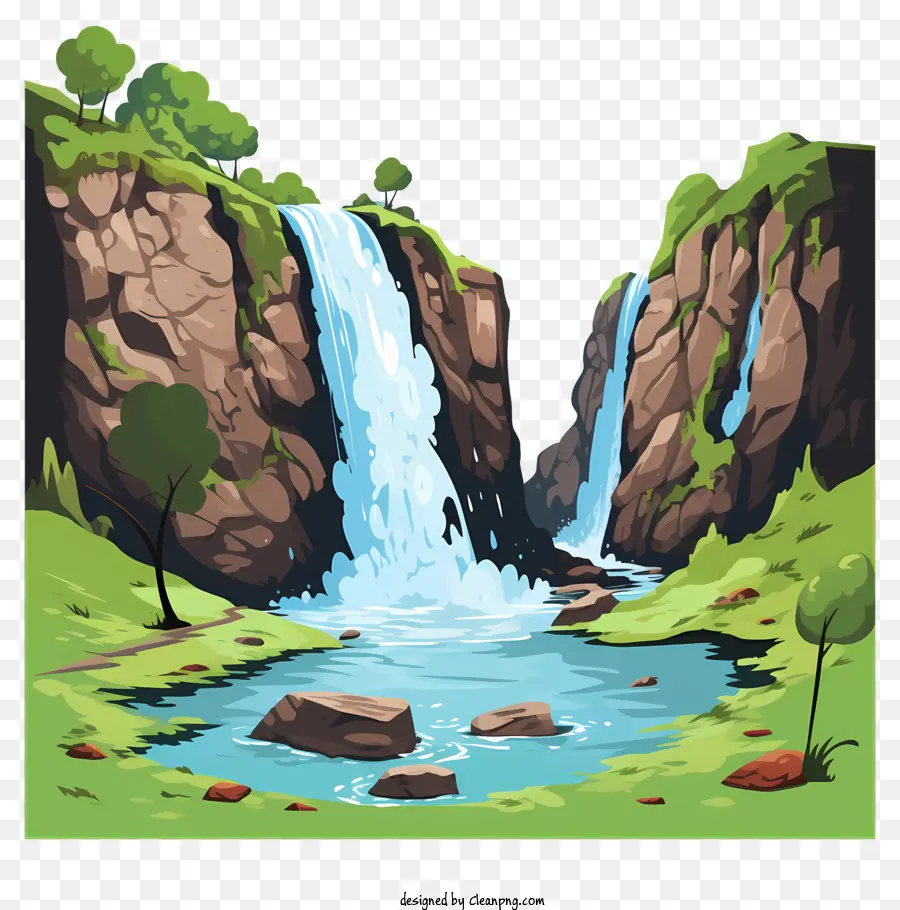 thác nước - Hình ảnh đen trắng của thác nước tuyệt đẹp