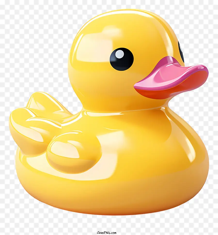 Pastel Duck Duck Rubber Duck Duck Yellow Rubber Duck Duck Pink Beat Pink Eyes - Vịt cao su màu vàng với mỏ hồng nổi
