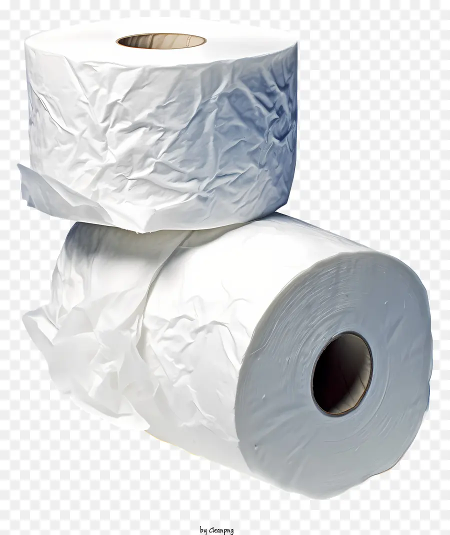 Aquarell Toilettengewebe Toilettenpapier weißes Toilettenpapier brauner Toilettenpapier Toilettenpapierstapel - Gestapelter weißes und braunes Toilettenpapier, Personbild