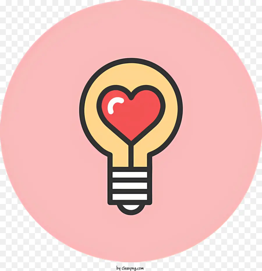 biểu tượng tình yêu - Bóng đèn hình trái tim tượng trưng đại diện cho tình yêu