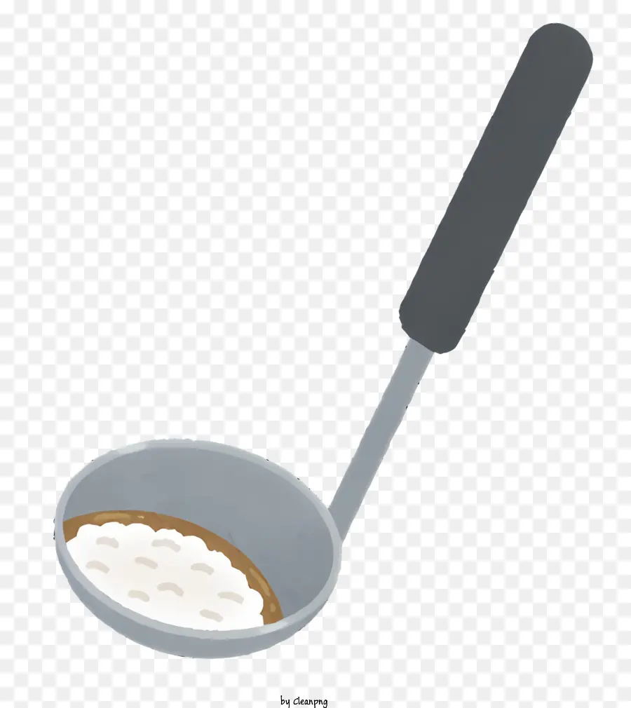 cucchiaio cucinare panna montata a background nero cucchiaio bianco - Cucchiaio bianco con panna montata su sfondo nero