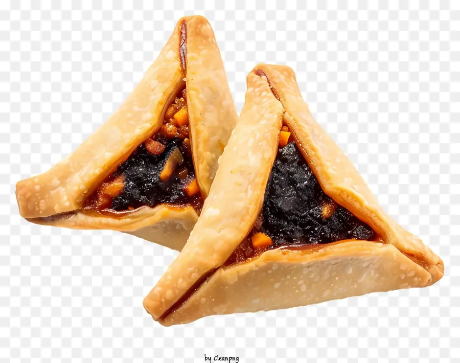 purim hamantaschen triangle pastry nut-filled pastry raisin-filled pastry chocolate-filled pastry