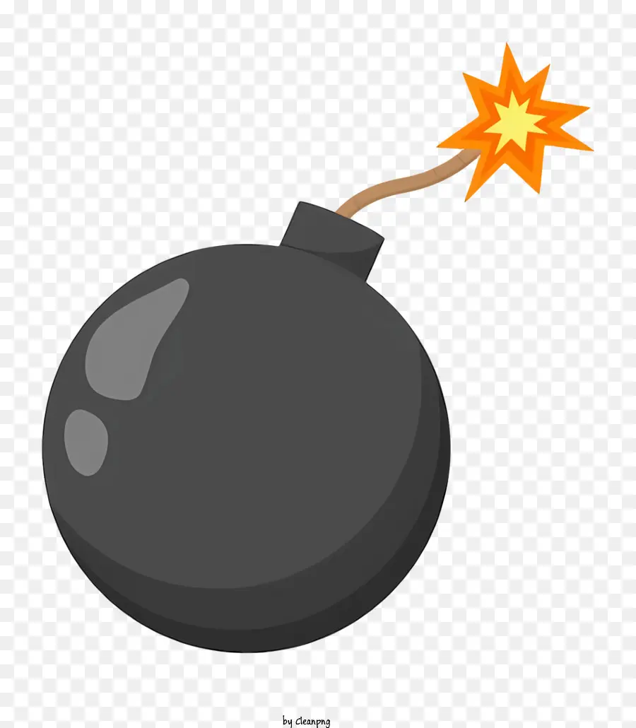 esplosivi bomba bomba timer fusibile fumo nero - Bomba nera con fusibile rosso e fumo