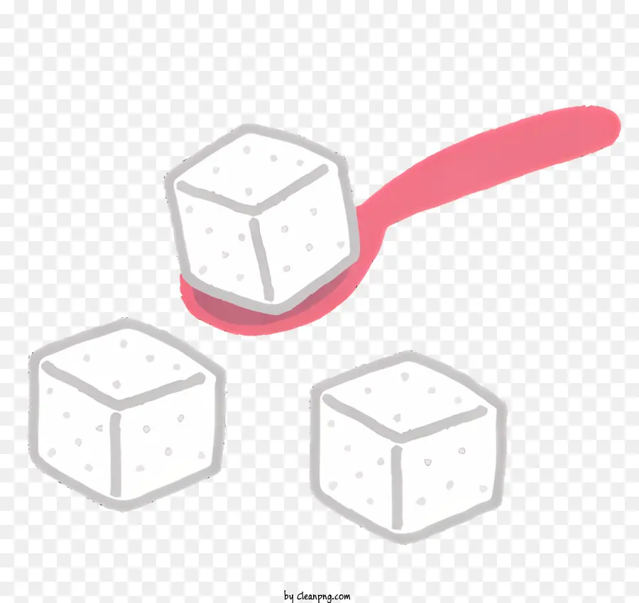 clipart spoon sugar cubes white sugar three sugar cubes
