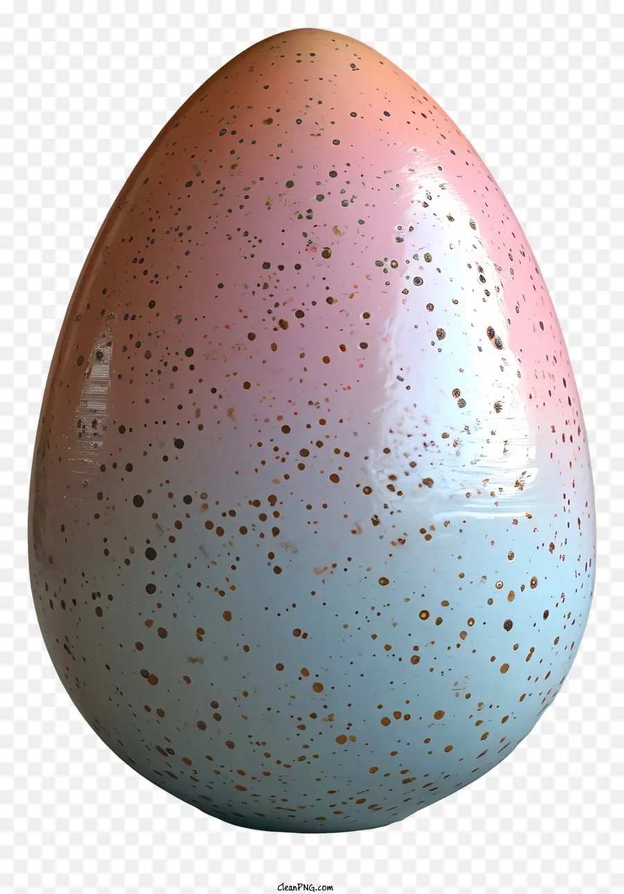 uovo di pasqua - Ogg, rotondo colorato, lucido con consistenza 3D