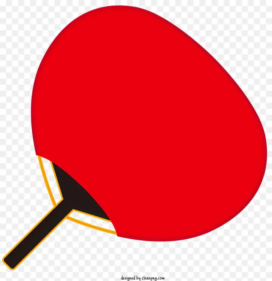 Fan Racquet Paddle Table Tennis Badminton - Paddle rossa e nera utilizzata in più sport