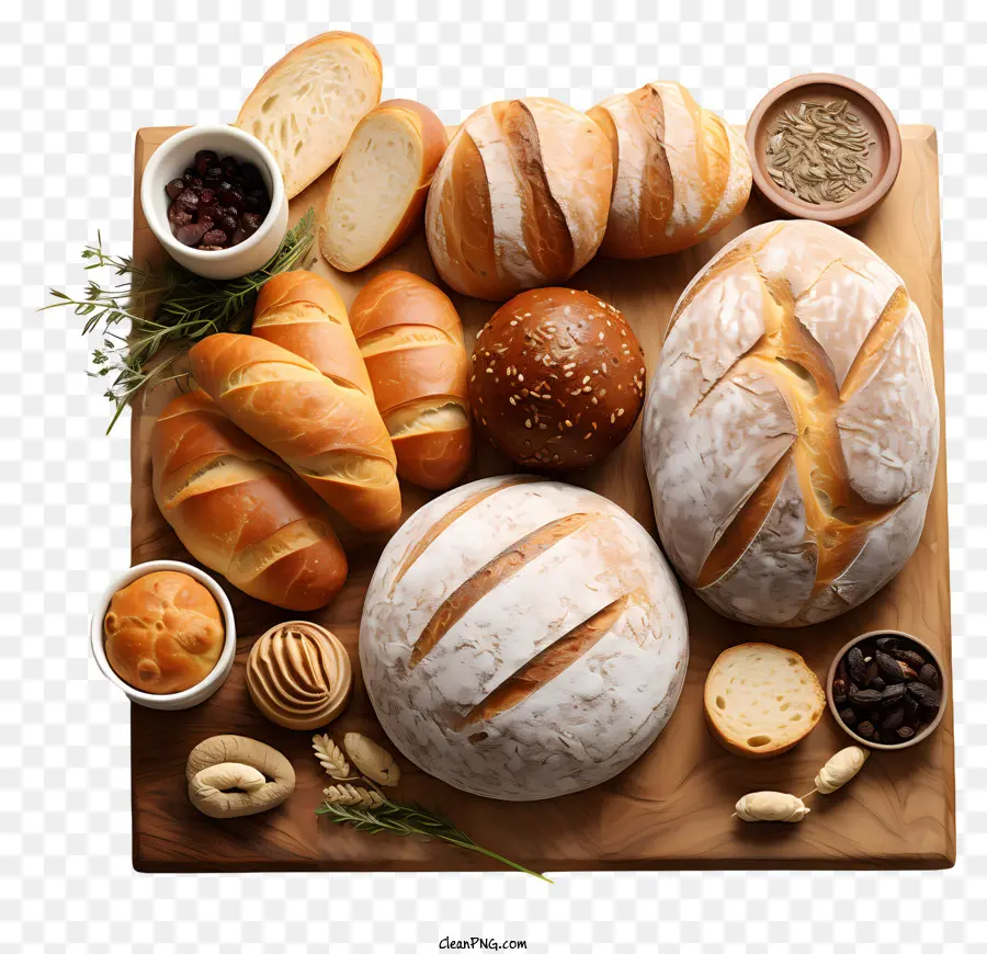 Osterei - Künstlerische Anordnung von Brotprodukten und -belägen